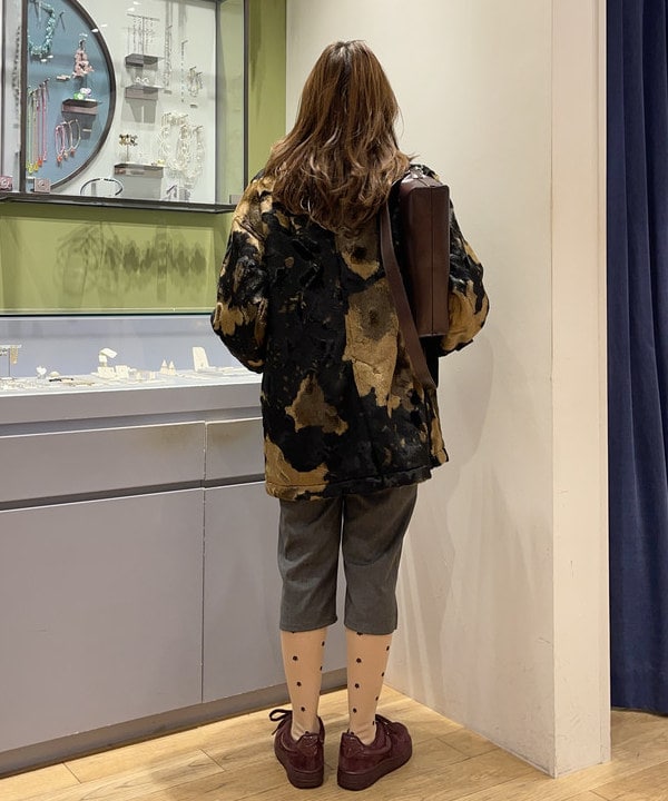 大木さんの「BEAMS WOMEN｜RBS / フェイクファー ステンカラー コート」を使ったコーディネート