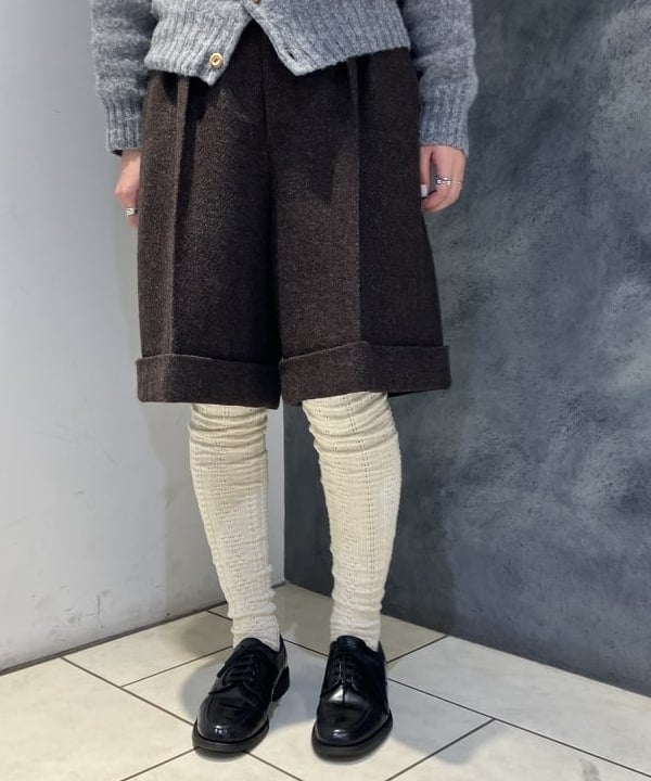 にしだてさんの「BEAMS WOMEN｜【別注】ROBERT MACKIE / フェアアイル ニットキャップ」を使ったコーディネート