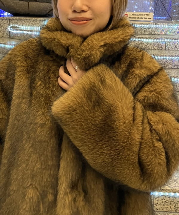 まゆちゃんさんの「BEAMS WOMEN｜フェイクファー ショート ブルゾン」を使ったコーディネート