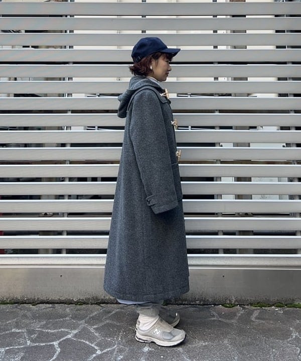 まつむさんの「BEAMS WOMEN｜モッサー ロング ダッフルコート 25FW」を使ったコーディネート