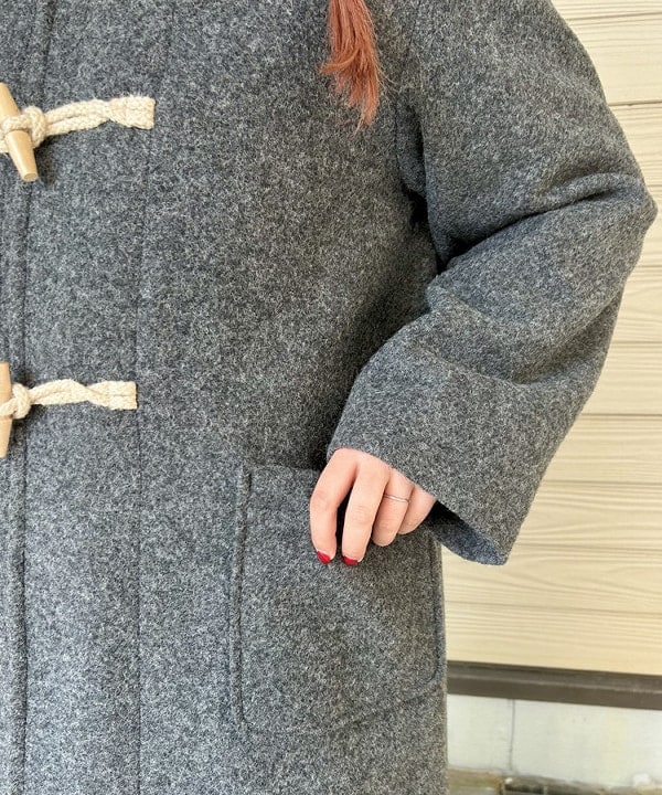 Kyooka Sayakaさんの「BEAMS WOMEN｜モッサー ロング ダッフルコート 25FW」を使ったコーディネート