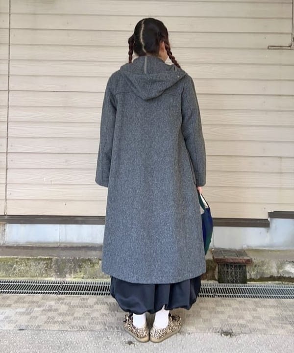 Kyooka Sayakaさんの「BEAMS WOMEN｜モッサー ロング ダッフルコート 25FW」を使ったコーディネート