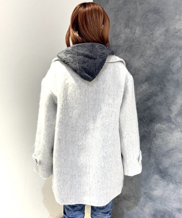 あすかさんの「BEAMS WOMEN｜シャギー ダブル ハーフ コート」を使ったコーディネート