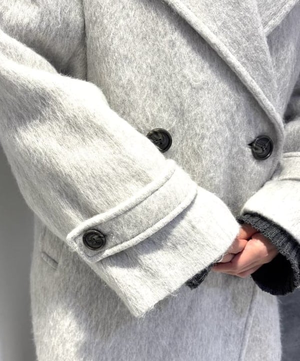 あすかさんの「BEAMS WOMEN｜シャギー ダブル ハーフ コート」を使ったコーディネート