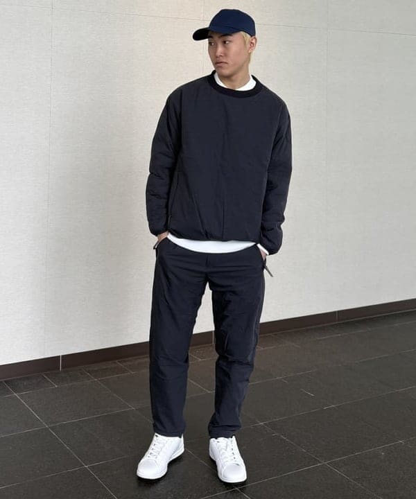 極美品✨ ビームス ゴルフ レイン セットアップ 紺 白 ユニセックス XL