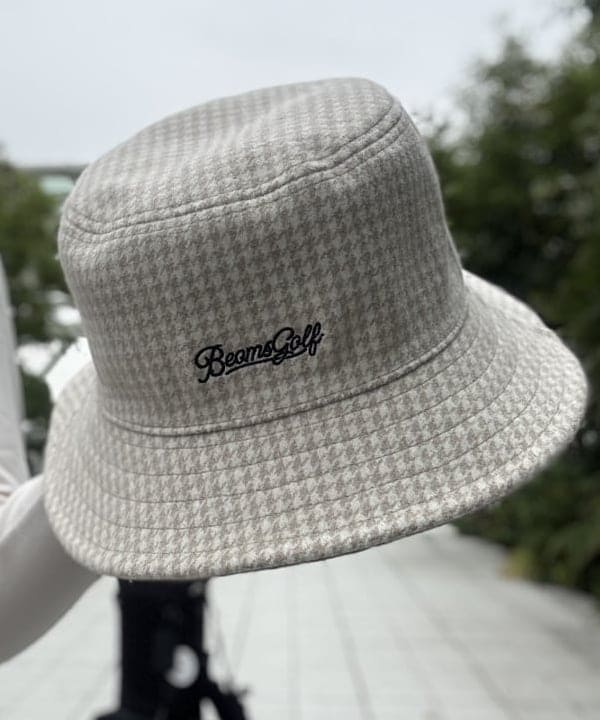 美品☆ビームスゴルフ ハイブリッドダウン ニット カモフラ柄 2way