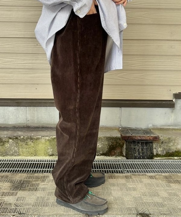 つぼさんの「BEAMS WOMEN｜ビッグ ボタンダウン シャツ」を使ったコーディネート