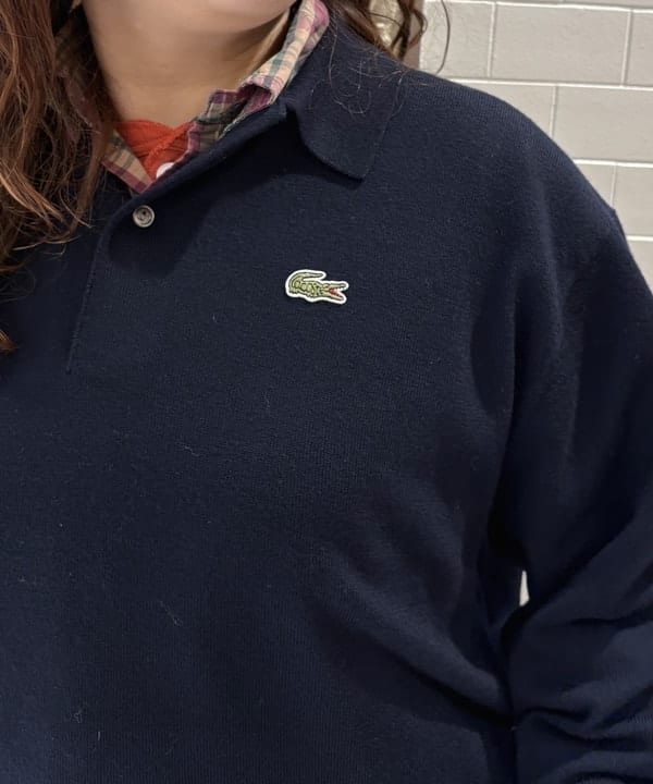 kawaiさんの「BEAMS WOMEN｜【別注】LACOSTE / ニット ポロシャツ」を使ったコーディネート