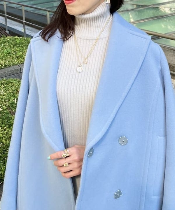 ✨新品✨AK＋1 by EFFE BEAMS ウール ラップコート 38 EFFE BEAMS（1136318） スタイリング・コーディネイト｜BEAMS