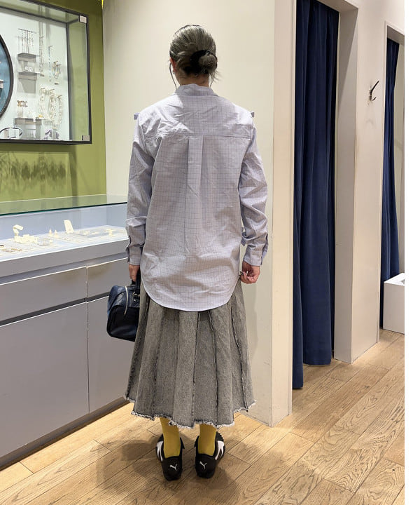 ゆいさんの「BEAMS WOMEN｜ Sister Jane / Jules Check Bows Shirt」を使ったコーディネート