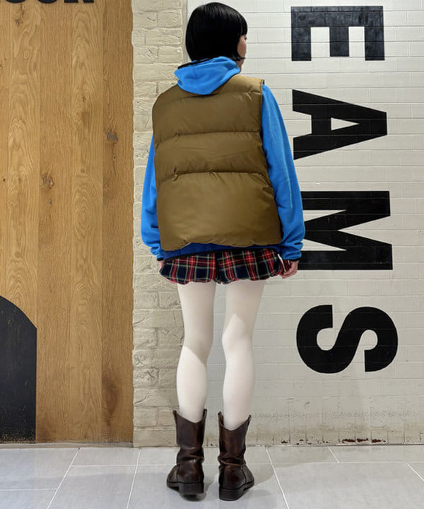 amaさんの「BEAMS WOMEN｜リバーシブル ダウン ベスト」を使ったコーディネート