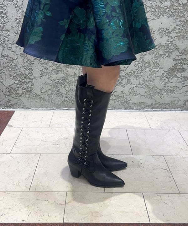 みゆうさんの「BEAMS WOMEN｜ストレッチレース クルーネック Tシャツ」を使ったコーディネート