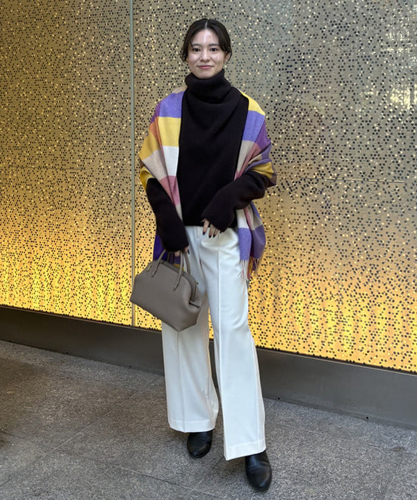 大人マフラースタイル