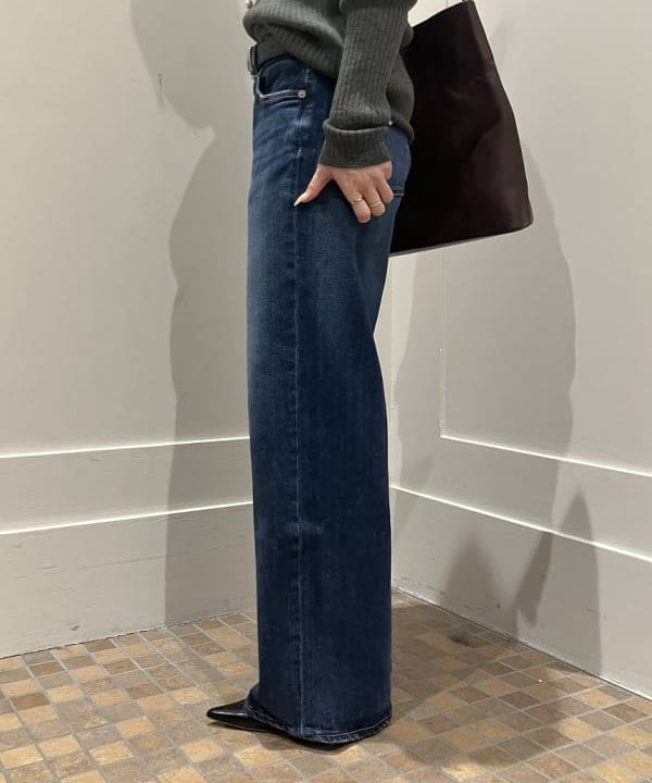 大槻 まひろさんの「BEAMS WOMEN｜ホールガーメント リブ プルオーバー」を使ったコーディネート