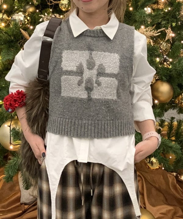 まゆちゃんさんの「BEAMS WOMEN｜ガーターベルト シャツ」を使ったコーディネート