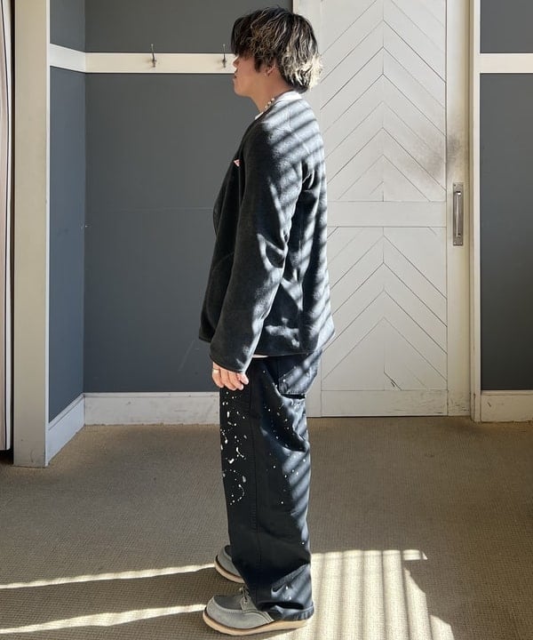 魚釣り。】BEAMS DESIGN フリースジャケット スウェットパンツ