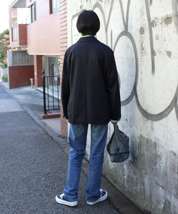 ミナミマリコさんの「BEAMS WOMEN｜カフ デタッチャブル ダブルジャケット」を使ったコーディネート