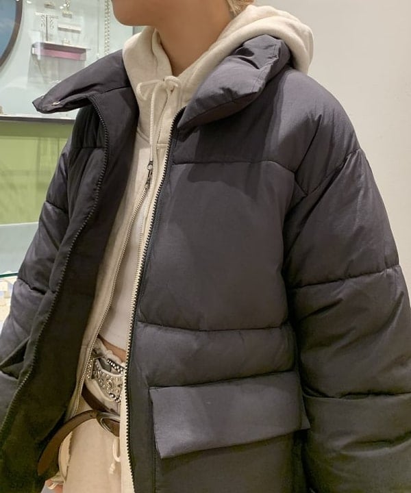 れいなさんの「BEAMS WOMEN｜中綿 スタンドカラー ブルゾン」を使ったコーディネート