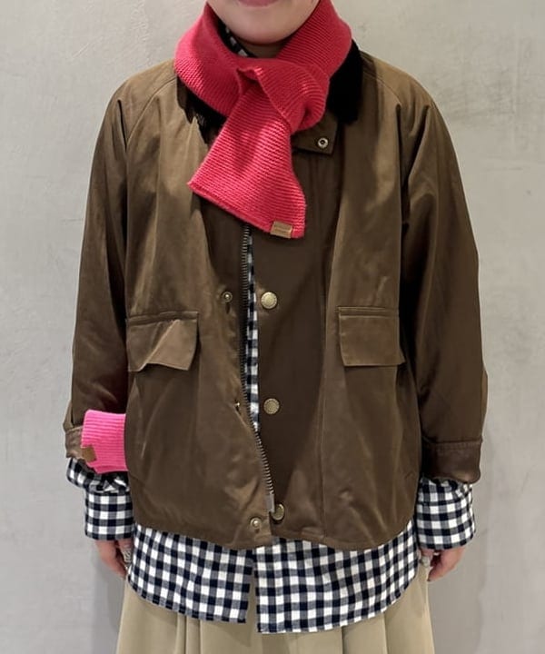 大石彩可さんの「BEAMS WOMEN｜BEAMS PLUS / シャギーギンガムチェック ボタンダウンシャツ」を使ったコーディネート