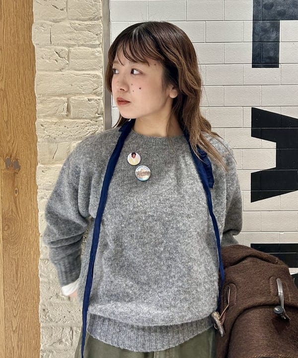 ナツハさんの「BEAMS WOMEN｜maturely / シャギー ヘリンボーン ダッフルコート」を使ったコーディネート