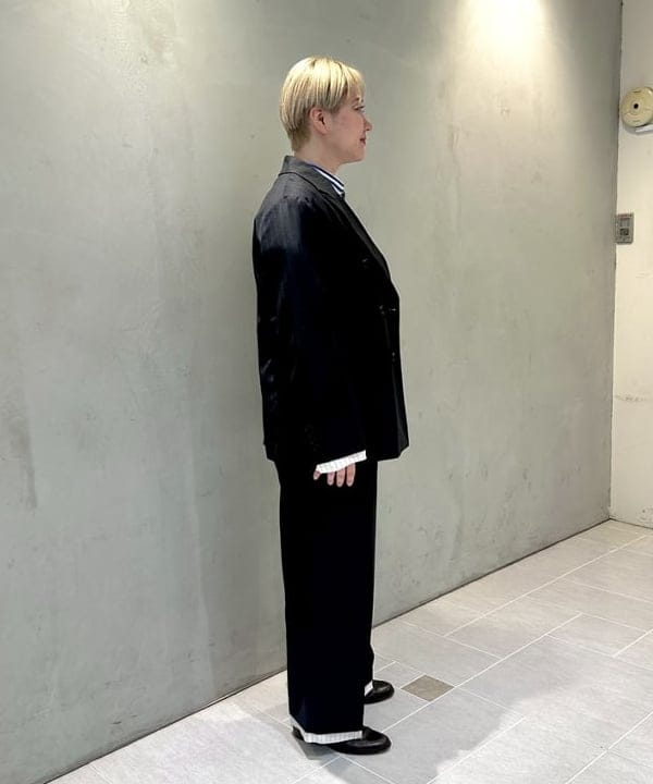 スミレさんの「BEAMS WOMEN｜カフ デタッチャブル ダブルジャケット」を使ったコーディネート