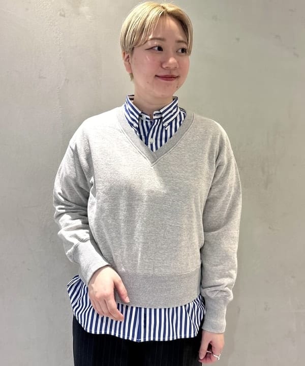 スミレさんの「BEAMS WOMEN｜カフ デタッチャブル ダブルジャケット」を使ったコーディネート