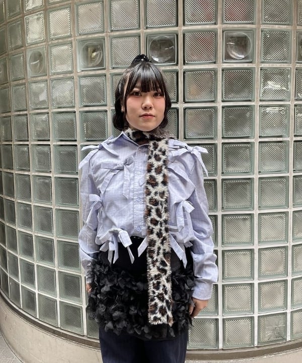 chikaさんの「BEAMS WOMEN｜ Sister Jane / Jules Check Bows Shirt」を使ったコーディネート