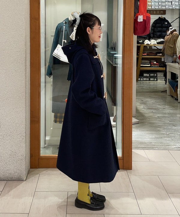 rinnaさんの「BEAMS WOMEN｜モッサー ロング ダッフルコート 25FW」を使ったコーディネート