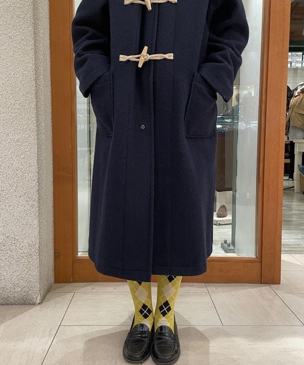 rinnaさんの「BEAMS WOMEN｜モッサー ロング ダッフルコート 25FW」を使ったコーディネート