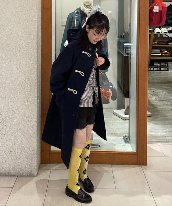 rinnaさんの「BEAMS WOMEN｜モッサー ロング ダッフルコート 25FW」を使ったコーディネート