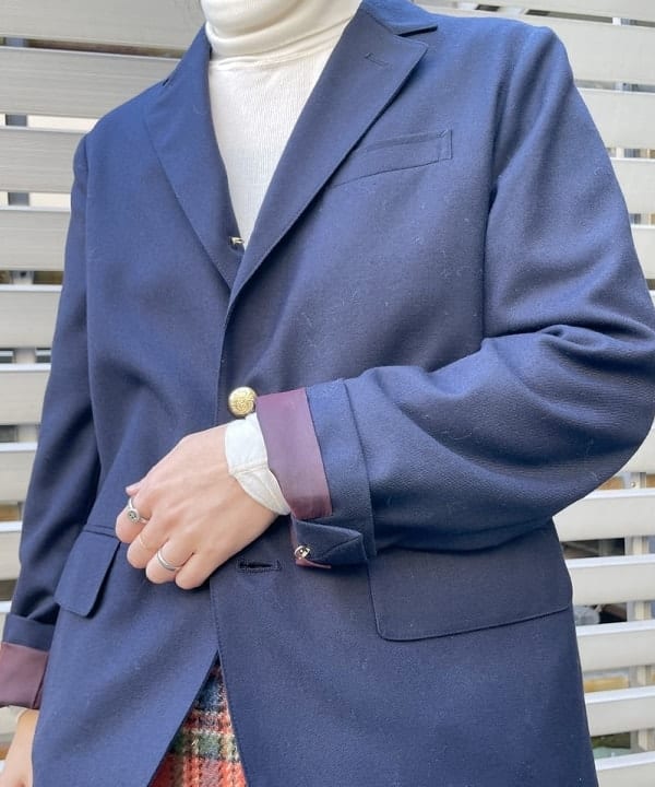 コウリキ　マミさんの「BEAMS WOMEN｜BEAMS BOY / ポリエステル ウール 3ボタン ブレザー」を使ったコーディネート