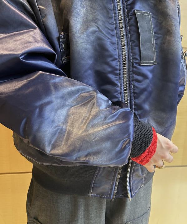 Hazukiさんの「BEAMS WOMEN｜ワイドショートフィット B-15タイプ フライトジャケット」を使ったコーディネート