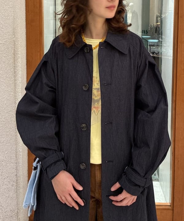 キラリさんの「BEAMS WOMEN｜コットン ナイロン ミリタリー ステンカラー コート」を使ったコーディネート