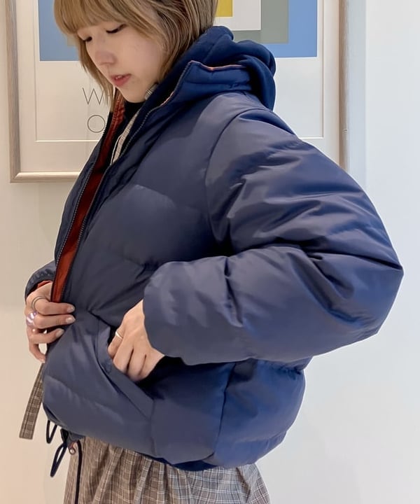 小原 もこさんの「BEAMS WOMEN｜リバーシブル ダウン ジャケット」を使ったコーディネート