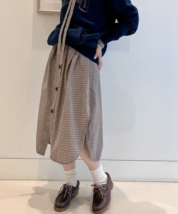 小原 もこさんの「BEAMS WOMEN｜リバーシブル ダウン ジャケット」を使ったコーディネート