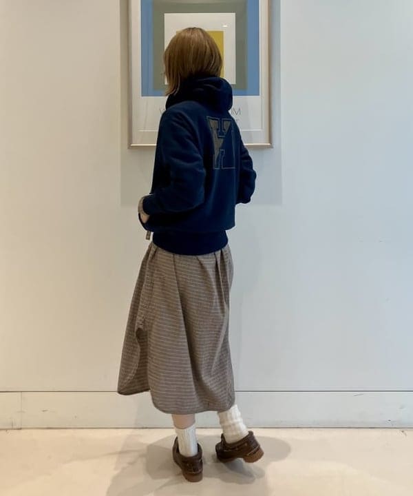 小原 もこさんの「BEAMS WOMEN｜リバーシブル ダウン ジャケット」を使ったコーディネート