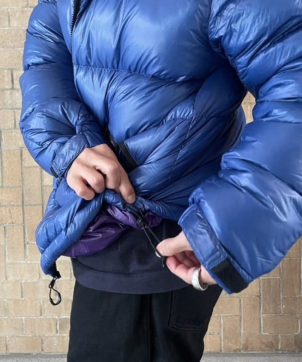 極美品 トゥモローランド ピルグリム×高級生地 ネイビー ストライプ 総裏 Pilgrim Surf+Supply（ピルグリム サーフ+サプライ）HOKA / TOR SUMMIT