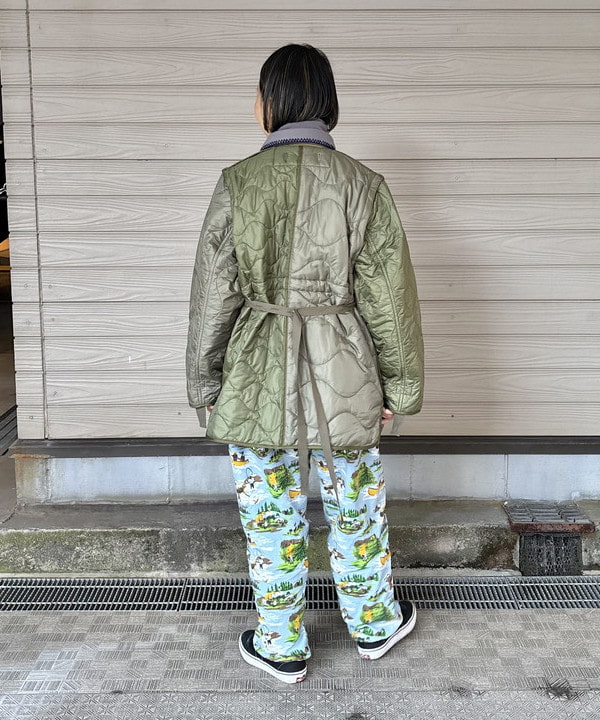 つぼさんの「BEAMS WOMEN｜クレイジー デタッチ スリーブ ライナー」を使ったコーディネート