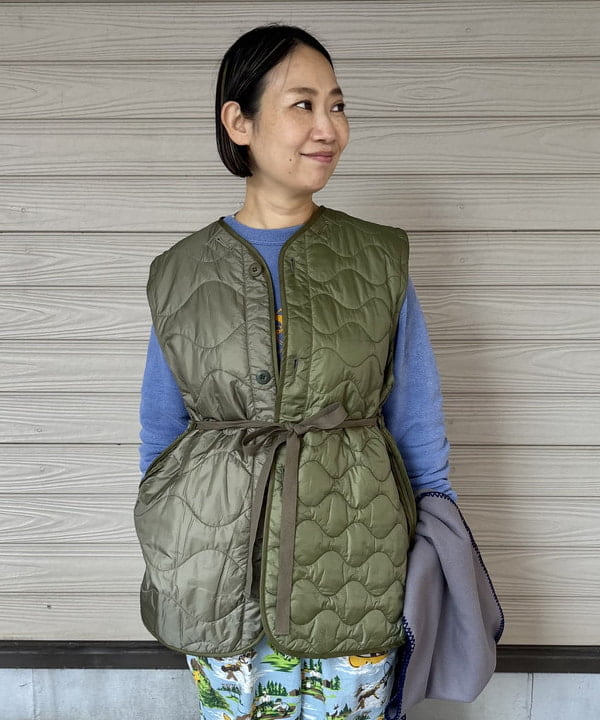 つぼさんの「BEAMS WOMEN｜クレイジー デタッチ スリーブ ライナー」を使ったコーディネート