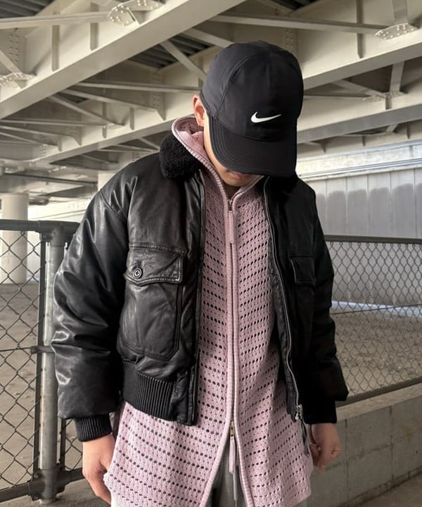 しゅうとさんの「BEAMS WOMEN｜ワイドショートフィット G-1 シープレザー ダウンジャケット」を使ったコーディネート