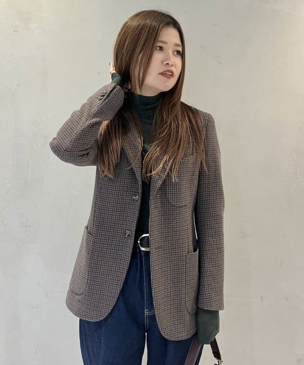 CHIHIROさんの「BEAMS WOMEN｜AK+1 / 18ゲージ ハイネック プルオーバー」を使ったコーディネート