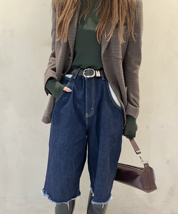 CHIHIROさんの「BEAMS WOMEN｜AK+1 / 18ゲージ ハイネック プルオーバー」を使ったコーディネート