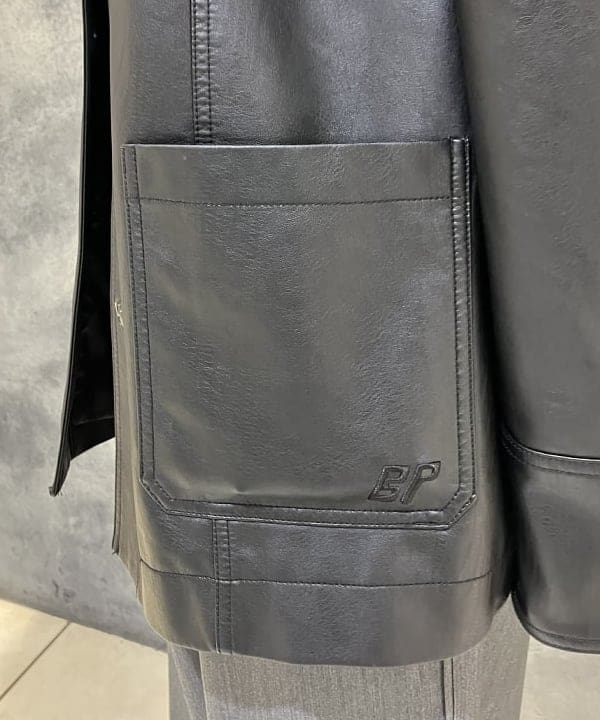 菜月さんの「BEAMS WOMEN｜BAUM UND PFERDGARTEN / フェイクレザー 3ポケット ジャケット」を使ったコーディネート