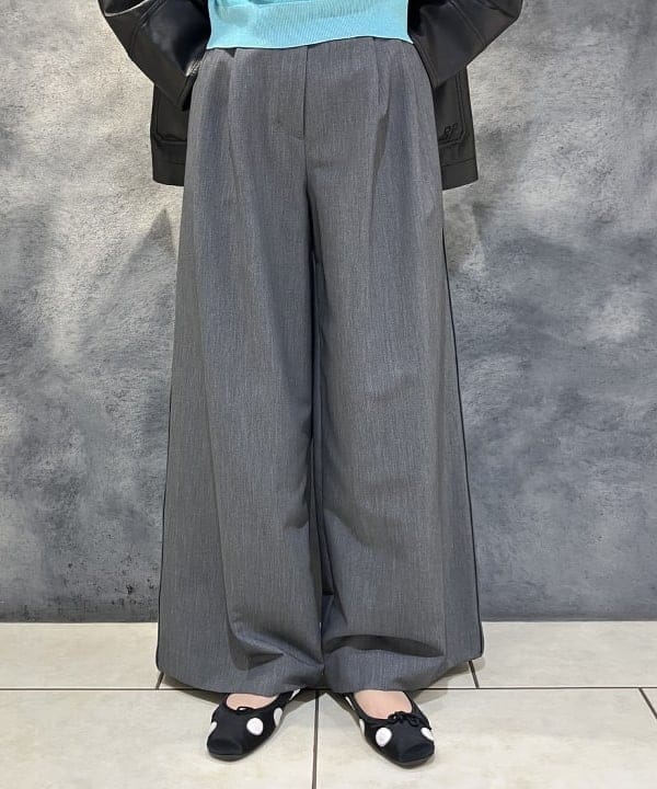 菜月さんの「BEAMS WOMEN｜BAUM UND PFERDGARTEN / フェイクレザー 3ポケット ジャケット」を使ったコーディネート