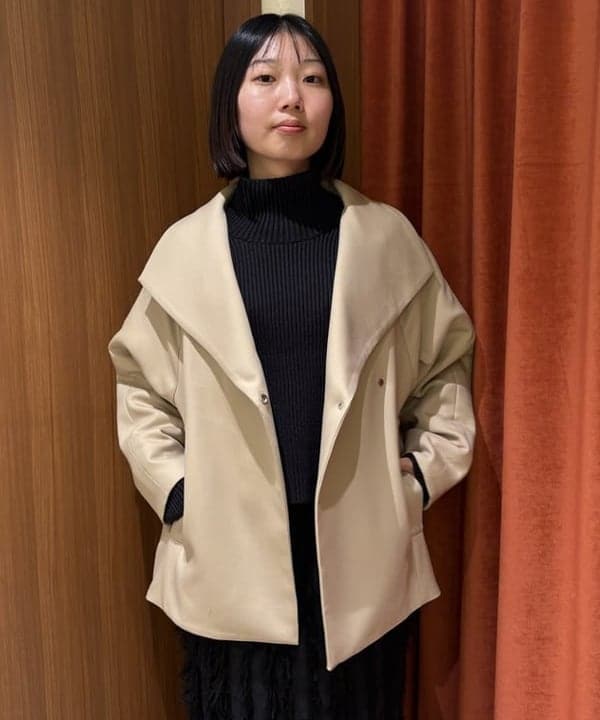Kanaeさんの「BEAMS WOMEN｜スタンドネック 中綿ブルゾン コート .M」を使ったコーディネート