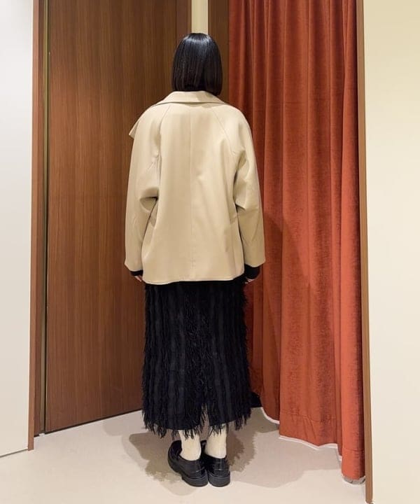 Kanaeさんの「BEAMS WOMEN｜スタンドネック 中綿ブルゾン コート .M」を使ったコーディネート