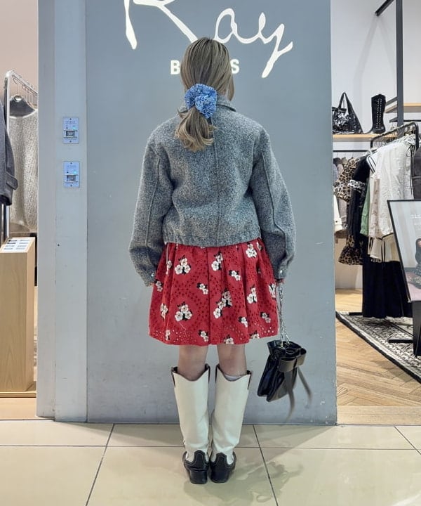 オカベ　アヤカさんの「BEAMS WOMEN｜ループ シャギー ジップ ブルゾン」を使ったコーディネート