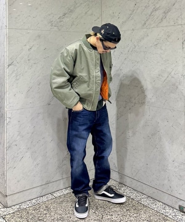 Ryohei Takataさんの「BEAMS WOMEN｜リラックスフィット THERMOLITE(R) MA-1 （撥水）」を使ったコーディネート