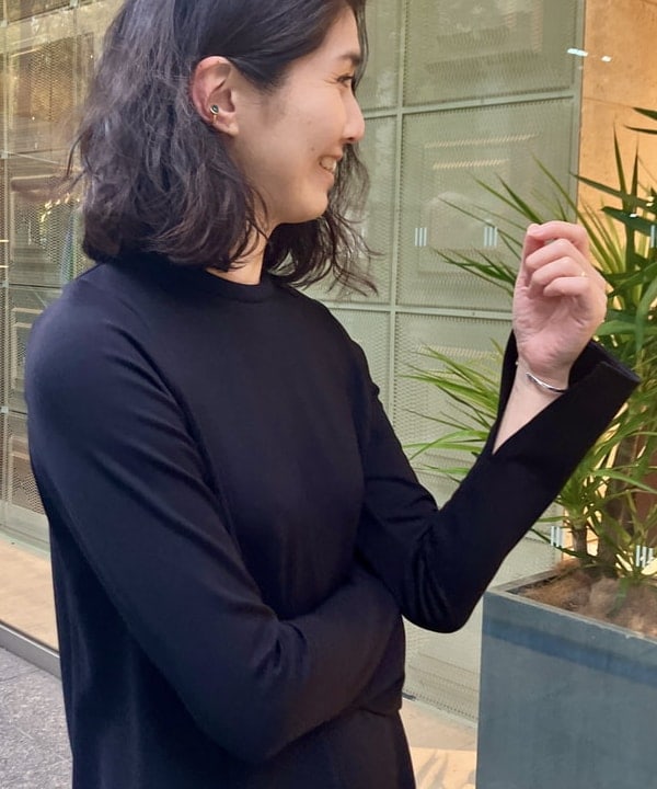 松元 晴佳さんの「BEAMS WOMEN｜スタンドネック 中綿ブルゾン コート .M」を使ったコーディネート