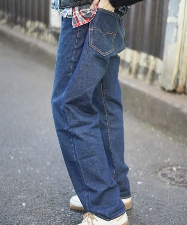 SUDOさんの「BEAMS WOMEN｜ワイドフィット 4ポケット レザー ブルゾン」を使ったコーディネート